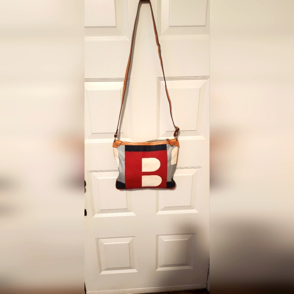 Rare VINTAGE Bally Metallic Multicolor Crossbody Bag Made in Switzerland